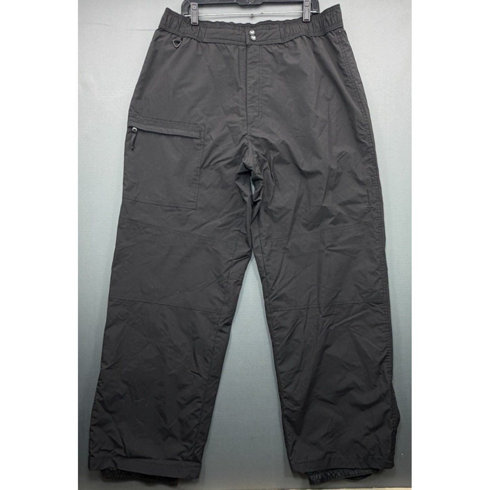 White Sierra Snow Pants Black Lined Ski Winter Boot Gaiters Nylon | Men's XL - Picture 1 of 16